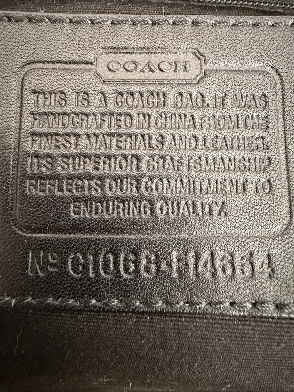 Coach Black Signature Canvas Shoulder Tote with Scarf Accent